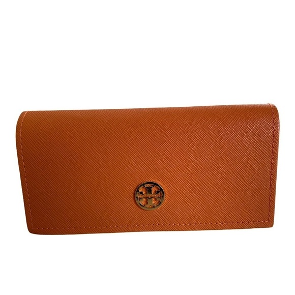 Tory Burch Orange Sunglasses Case and Bag - Picture 4 of 13